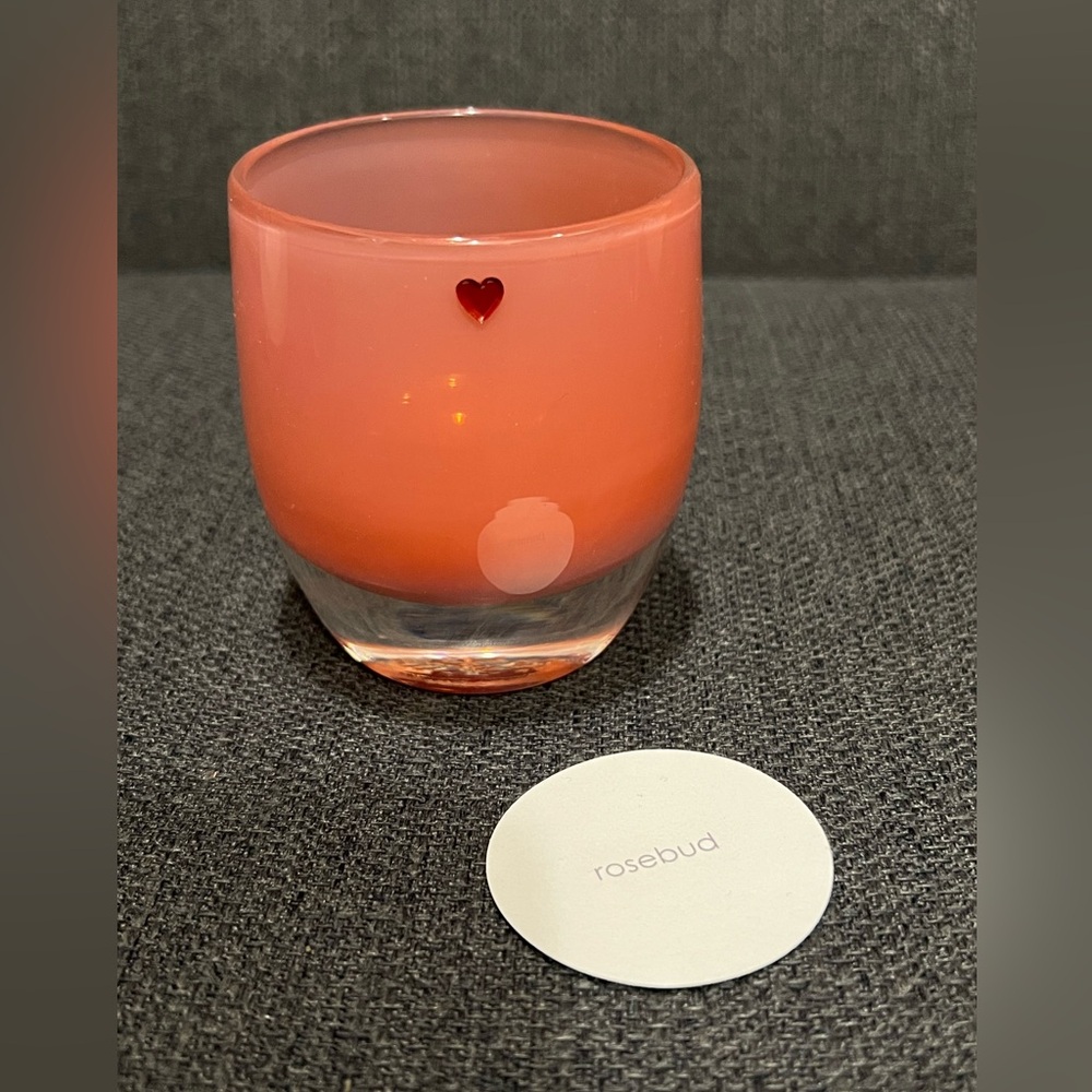 glassybaby Candle Votive “rosebud”